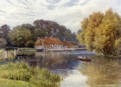 The Swan Inn, Pangbourne by Alfred Robert Quinton